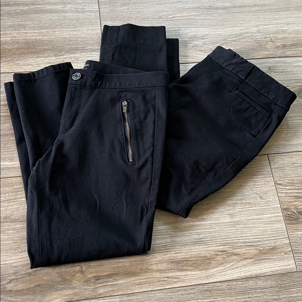 Bundle of 2 Cropped Banana Republic Sloan Petite Pants Sz 4P/ Sloan Fit Sz 4P